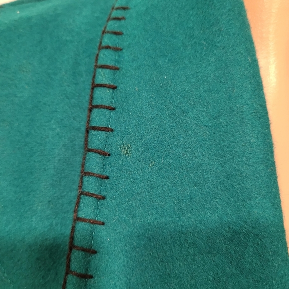 Vintage 80's Side Saddle western cowgirl ranch wool vest SMALL - Picture 8 of 8